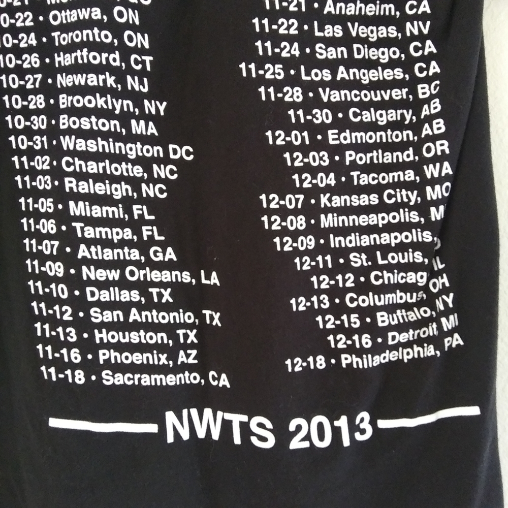 DRAKE - WOULD YOU LIKE A TOUR? 2013 TShirt Women's S Black Band Tour Tee - Picture 10 of 12
